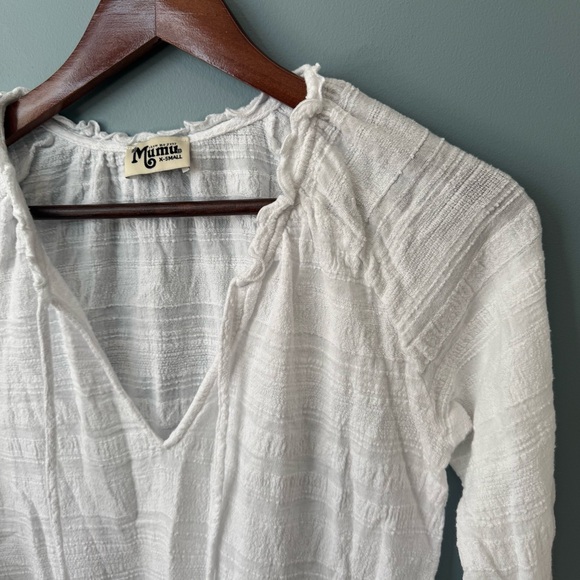 Show Me Your Mumu Charlene Tunic in White. Women’s Size XS - Picture 4 of 9